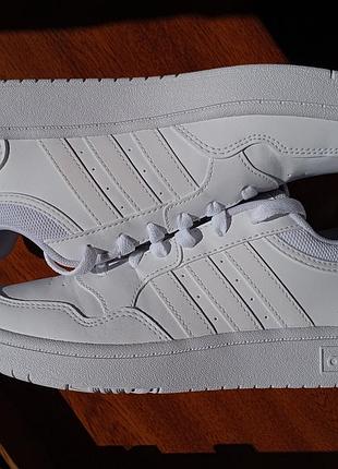 Кроссовки adidas hoops gw0433 оригинал белые состояния идеальный р.38