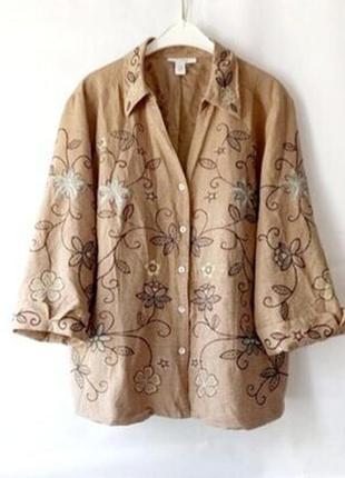 Вишитийишовк бавовна  сорочка dressbarn