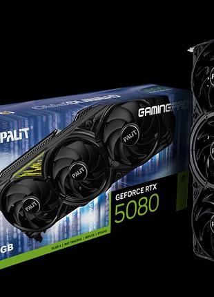 Видеокарта rtx 5080 16gb gddr7 gamingpro v1 palit (ne75080019t2-gb2031y)