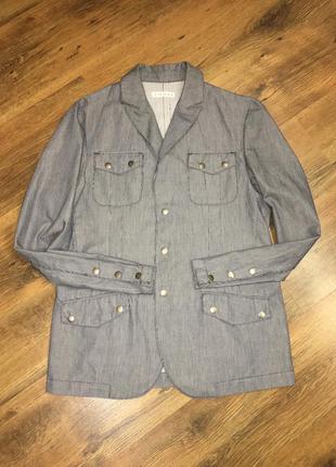 Стильный фирменный мужской жакет пиджак кэжуал как zara twice