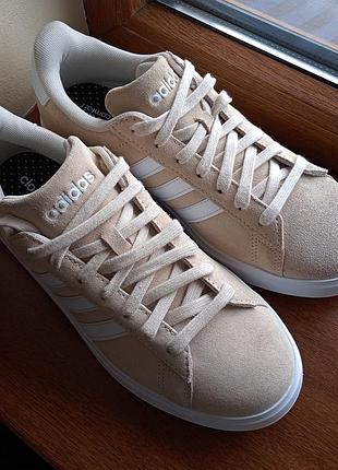 Кроссовки adidas grand court 2.0 id3005 оригинал р.,40 новые натуральная замша