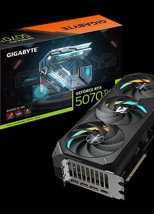 Відеокарта rtx 5070 ti 16gb gddr7 gaming oc gigabyte (gv-n507tgaming oc-16gd)
