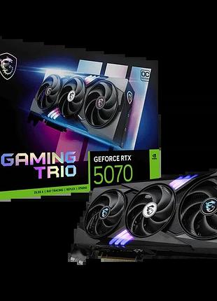 Відеокарта rtx 5070 12gb gddr7 gaming trio oc msi (geforce rtx 5070 12g gaming trio oc)