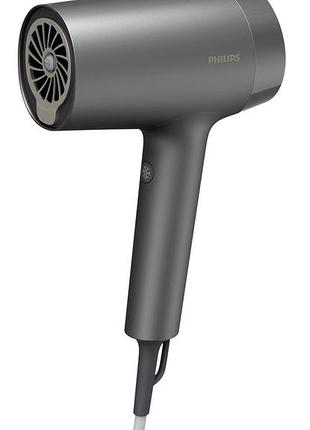Фен philips 7000 series bhd713/10 1800 вт ионный для сушки и укладки серый