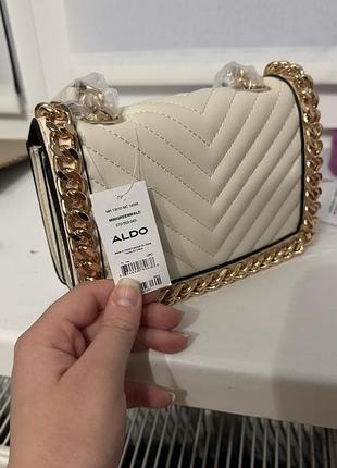 Сумка aldo mini greenwald / minigreenwald молочна нова з біркою