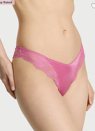 Трусики кружевные victoria's secret трусы стринги сиктория сикрет