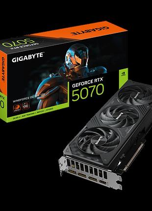 Відеокарта rtx 5070 12gb gddr7 windforce oc sff gigabyte (gv-n5070wf3oc-12gd)