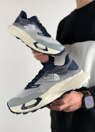 Мужские кроссовки the north face vectiv enduris 4 grey beige navy