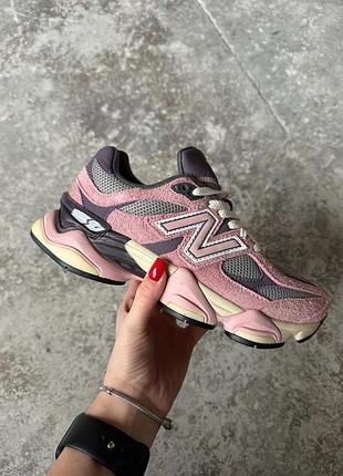 👟 кроссовки new balance 9060 pink purple / наложка bs👟