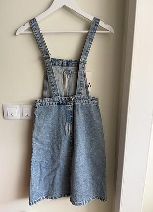 Джинсовий сарафан zara 2