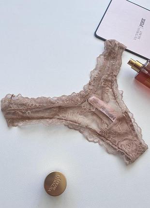 Кружевные трусики виктория сикрет victoria’s secret трусы