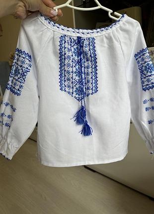 Вишиванка, вишита сорочка для дівчинки 2-3 роки