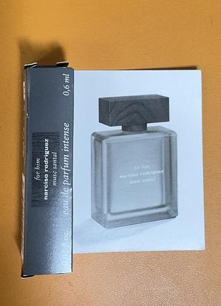 Narciso rodriguez for him musc santal парфумована вода для чоловіків (пробник)