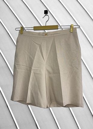 Жіночі шорти бермуди bhs розмір xl 2xl 18 оригінал бежеві літні шорти на гумці вільні легкі подовжені бхс стан ідеал беж 18 xl 2xl батал