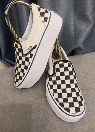 Слипоны vans classic slip-on platform