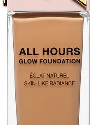 Стойкая тональная основа с эффектом сияния yves saint laurent all hours glow foundation оттенок mn8. объем 25 мл.