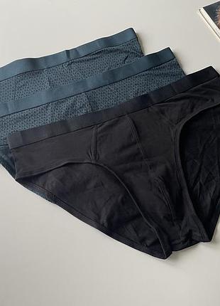 3 шт комплект слипов трусы хлопковые primark