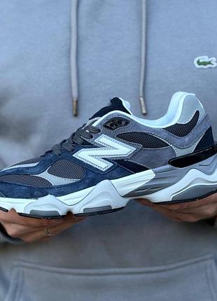 👟 кроссовки new balance 9060 blue grey white / наложка bs👟