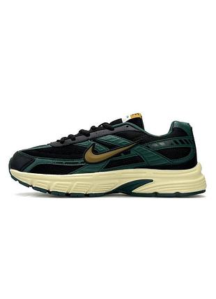 Мужские кроссовки nike initiator white black green beige