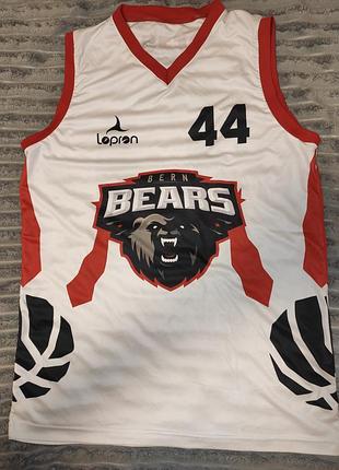 Спорт фирменная баскетбольная майка bern bears.швейцарии. хл

step
