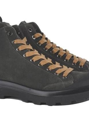 Мужские итальянские замшевые ботинки panchic green leather sneakers