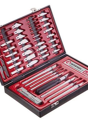 Набор скальпелей intertool 56 ед. (ht-0530)