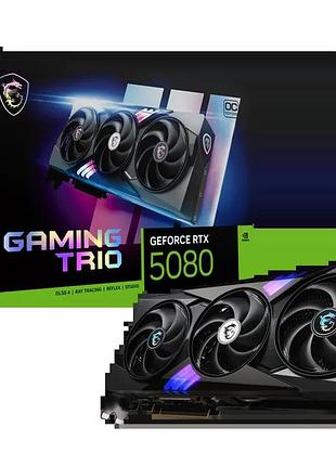 Відеокарта rtx 5080 16gb gddr7 gaming trio oc msi (geforce rtx 5080 16g gaming trio oc)