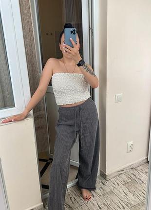 Жіночі фактурні штани zara