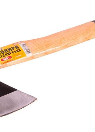 Топор mastertool 800 г ручка деревянная (05-0128)