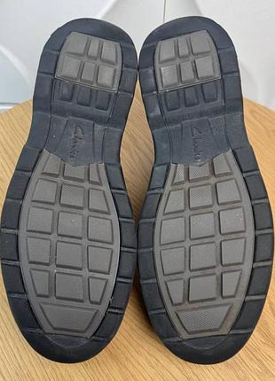 Оригінальні шкіряні туфлі clark’s gore-tex 6