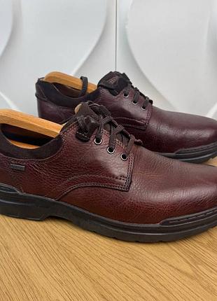 Оригінальні шкіряні туфлі clark’s gore-tex 2