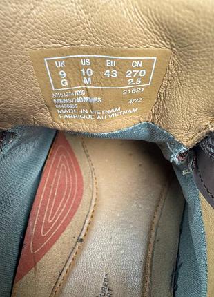 Оригінальні шкіряні туфлі clark’s gore-tex 5