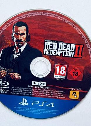 Red dead redemption ii рос суб - ps4 (data disk), б/в