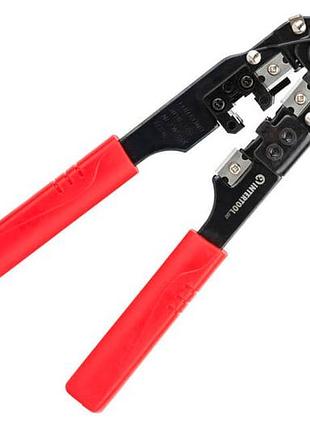 Клещи для опрессовки штекеров intertool 195 мм rj45 (ht-7054)