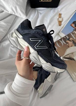 👟 кроссовки new balance 9060 navy white / наложка bs👟