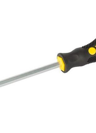 Отвертка ударная mastertool sl8 x 150мм hex (49-6815)