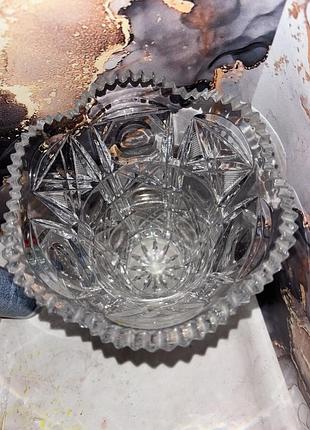 Хрустальная ваза ссср 3