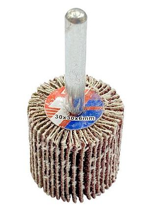 Круг лепестковый в оправке sprut 30 x 30мм x р80 (п-klo-14032)