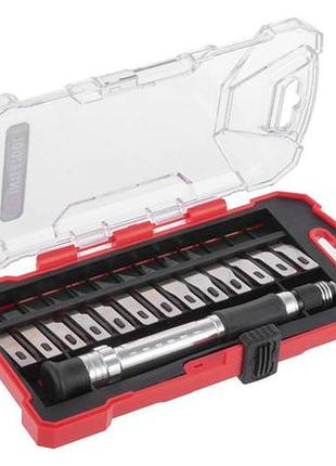 Набор скальпелей intertool 14ед (ht-0524)