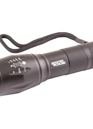 Ліхтар mastertool 1led x 10 вт x 5 режимів (94-0819)
