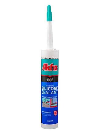 Силикон akfix 280 мл прозрачный (100e) (sa041)
