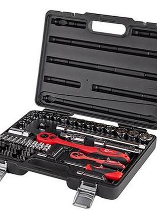 Набор инструмента intertool 1/4" 1/2" 72 ед. et-6072 (et-6072)