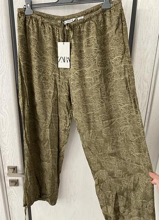 Новые модные стильные тонкие брюки алладины 52-54 р zara