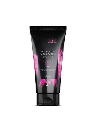 Тонувальний бальзам для волосся idhair з кератином colour bomb 906 power pink 200 мл