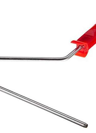Ручка для валика intertool 250 x 8 мм хром (kt-4925)