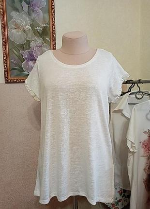 Шикарная футболка с кружевом!