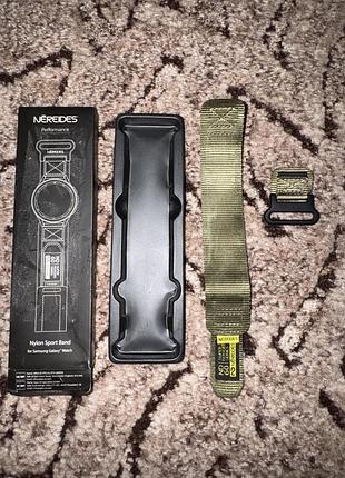 Ремінець nereides rugged series для samsung galaxy watch 4/5/6 хакі