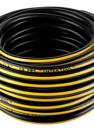 Шланг поливочный intertool 1/2" x 20м зебра (ge-4103)