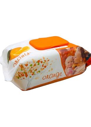 Салфетки влажные sleepy orange 120 шт