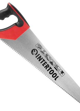 Ножовка по дереву intertool 450мм x 7t x 3d (ht-3105)